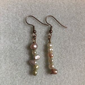 New price! Hypoallergic earrings freshwater pearls